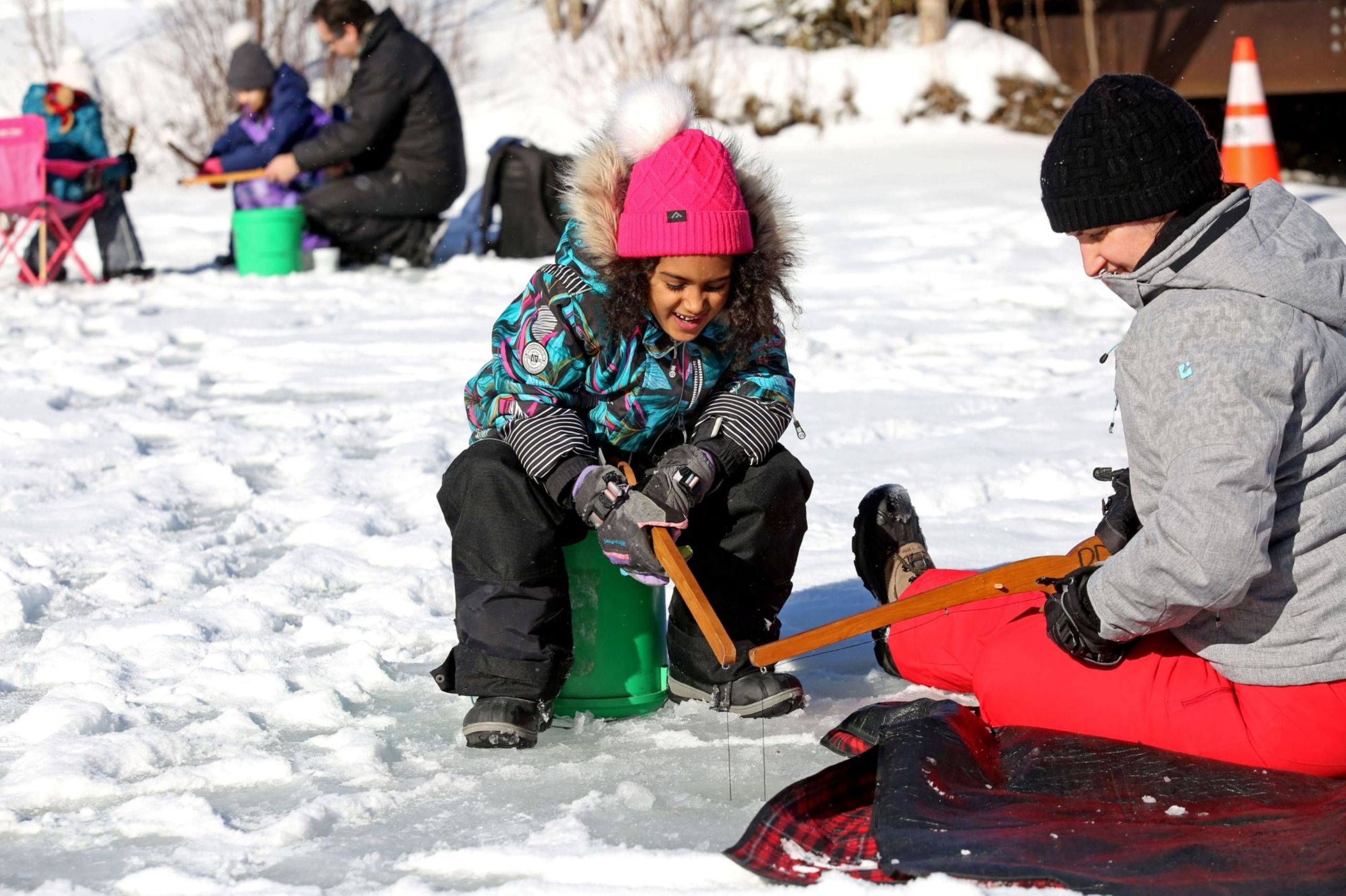 Pêche sur glace au Parc Découverte Nature